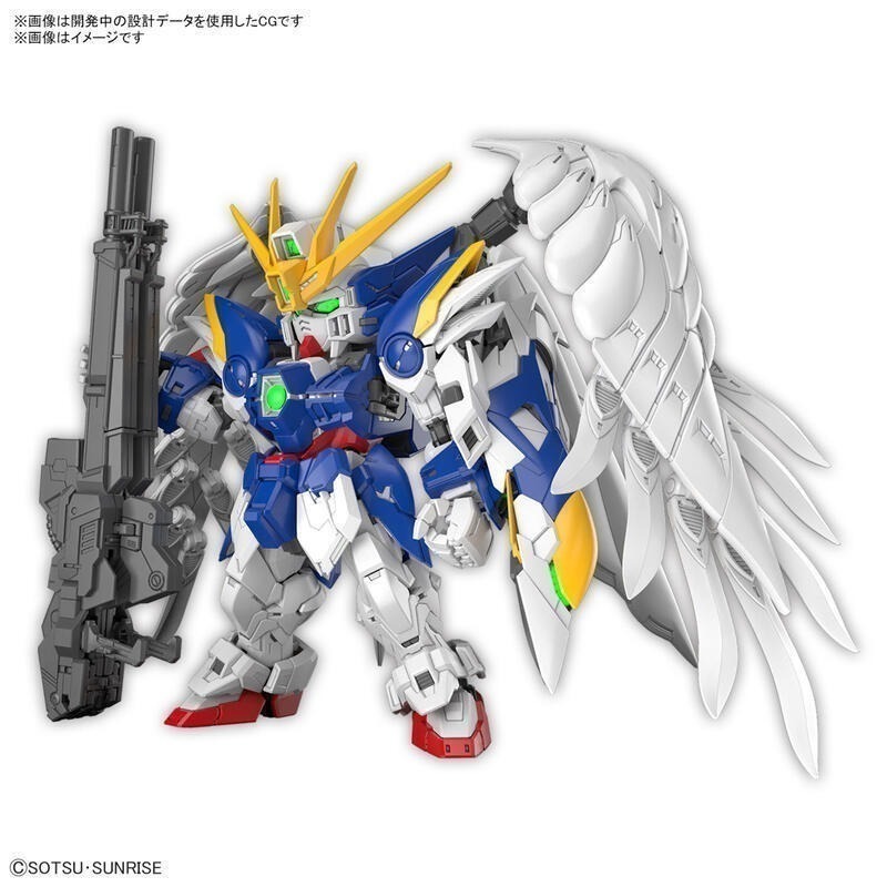 [BANDAI正品]MGSD 飛翼鋼彈零式 天使鋼彈 WING GUNDAM ZERO EW 鋼彈W-細節圖2