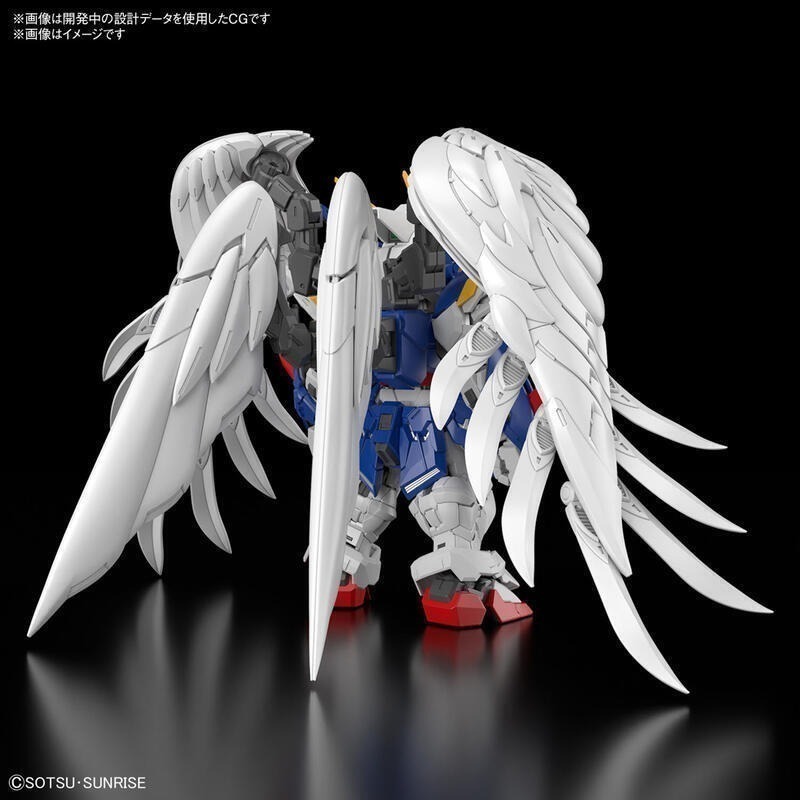 [BANDAI正品]MGSD 飛翼鋼彈零式 天使鋼彈 WING GUNDAM ZERO EW 鋼彈W-細節圖3