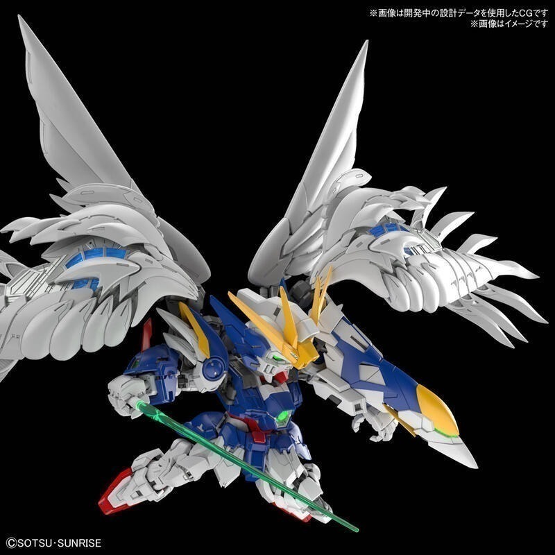 [BANDAI正品]MGSD 飛翼鋼彈零式 天使鋼彈 WING GUNDAM ZERO EW 鋼彈W-細節圖9