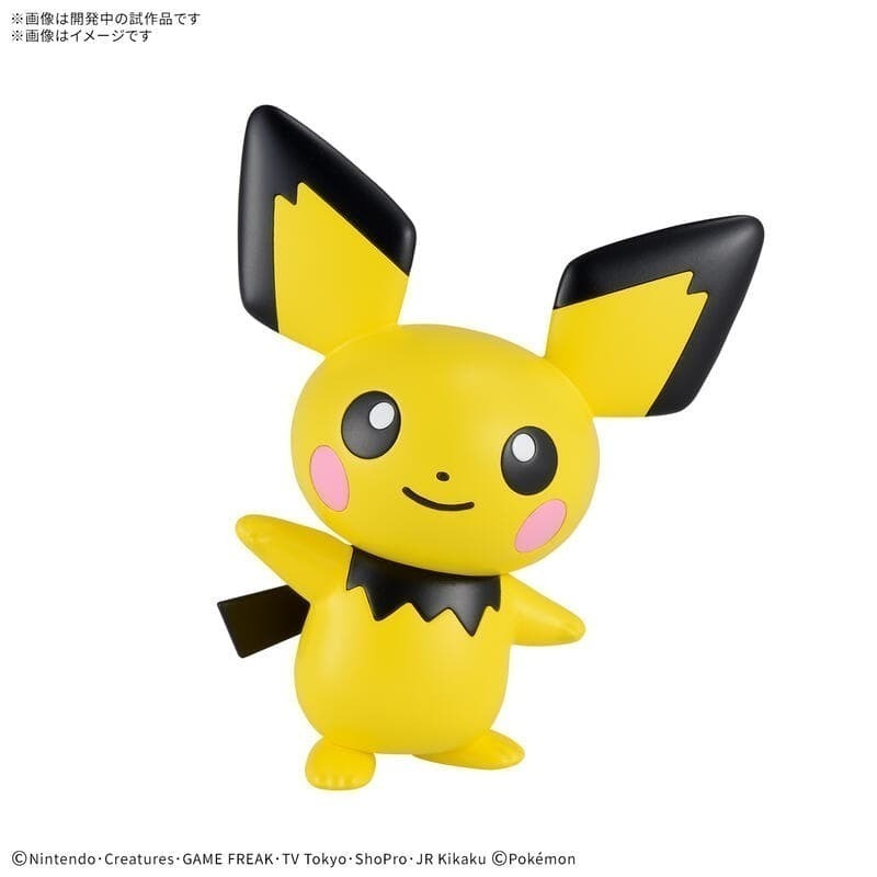 [BANDAI正品有銀標紙證] 寶可夢 快組版 24 皮丘 神奇寶貝 POKEPLA收藏集 模型收藏-細節圖2