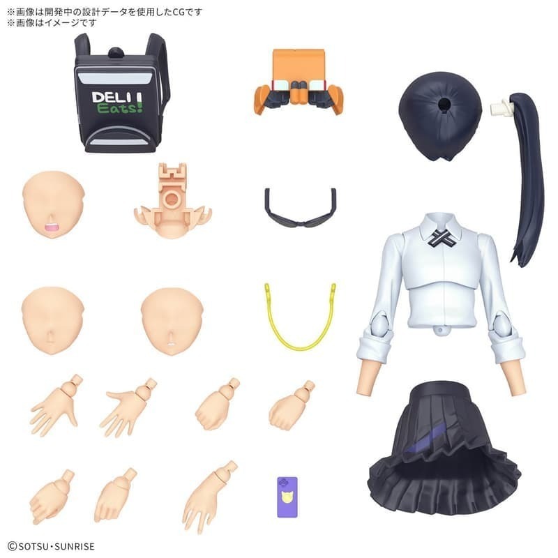 [BANDAI正品]Figure-rise Standard FRS 涅安 NYAAN GQuuuuuuX-細節圖4