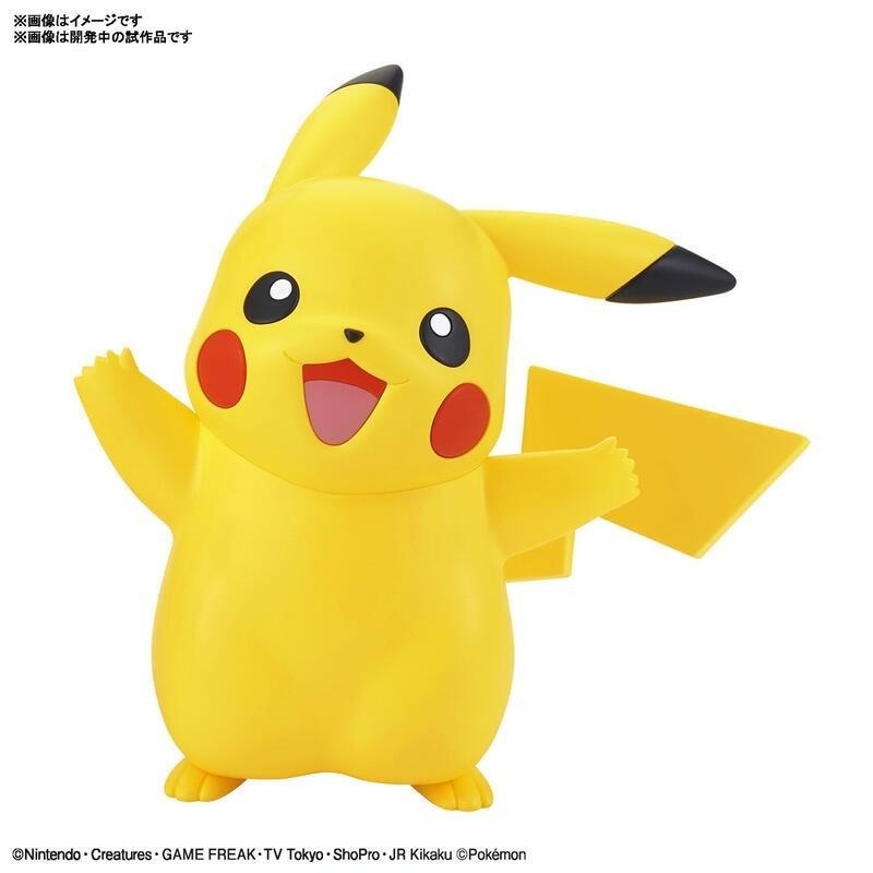 [BANDAI正品有銀標紙證] 寶可夢 快組版 01 皮卡丘 神奇寶貝 POKEPLA收藏集-細節圖2