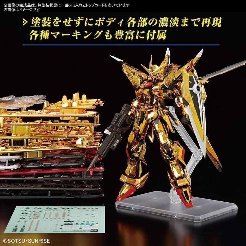 [BANDAI正品]1/144 RG 41 曉鋼彈 大鷲裝備 電鍍版 鋼彈SEED 組裝模型-細節圖2