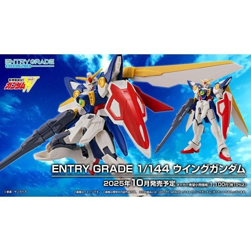 [BANDAI正品]ENTRY GRADE EG 15 鋼彈W 飛翼鋼彈 WING GUNDAM 簡易組裝-細節圖8