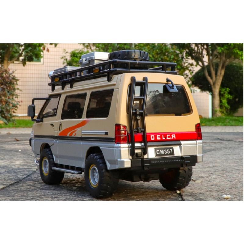 [正版瑪琍歐公司貨] 1:24 三菱 得利卡 Mitsubishi Delica 露營車 聲光回力車 廂型車 模型車-細節圖9