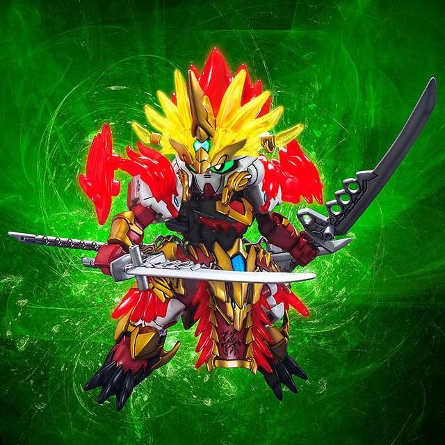 [BANDAI正品]SD鋼彈 三國創傑傳 11 孫權 異端鋼彈 紅異端鋼彈-細節圖3