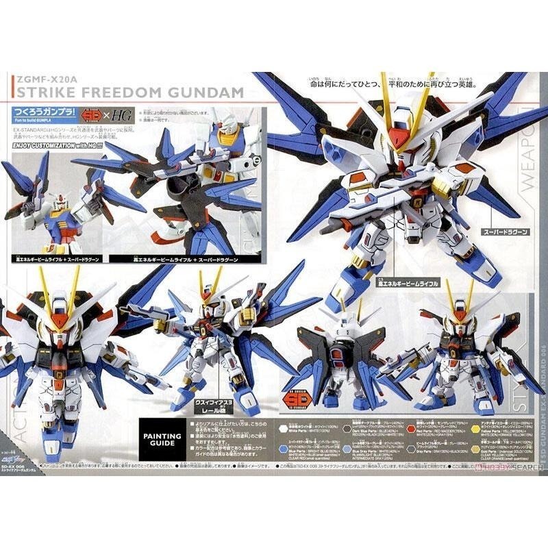 [BANDAI正品] SDEX 006 SD EX-STANDARD 攻擊自由鋼彈 ZGMF-X20A STRIKE-細節圖6