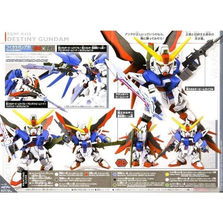 [BANDAI正品] SDEX 009 SD EX-STANDARD 命運鋼彈-細節圖9