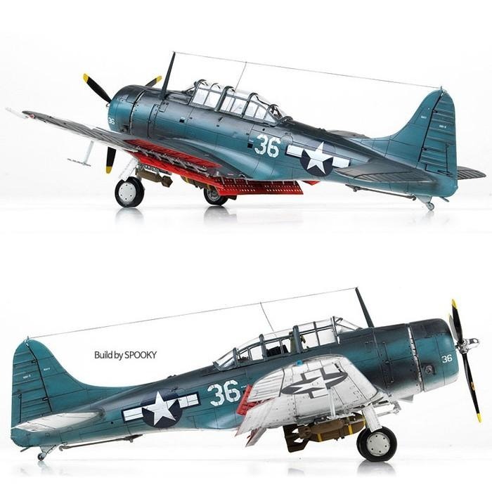 ACADEMY 愛德美 1/48 USN SBD-5 無畏式俯衝轟炸機-細節圖7