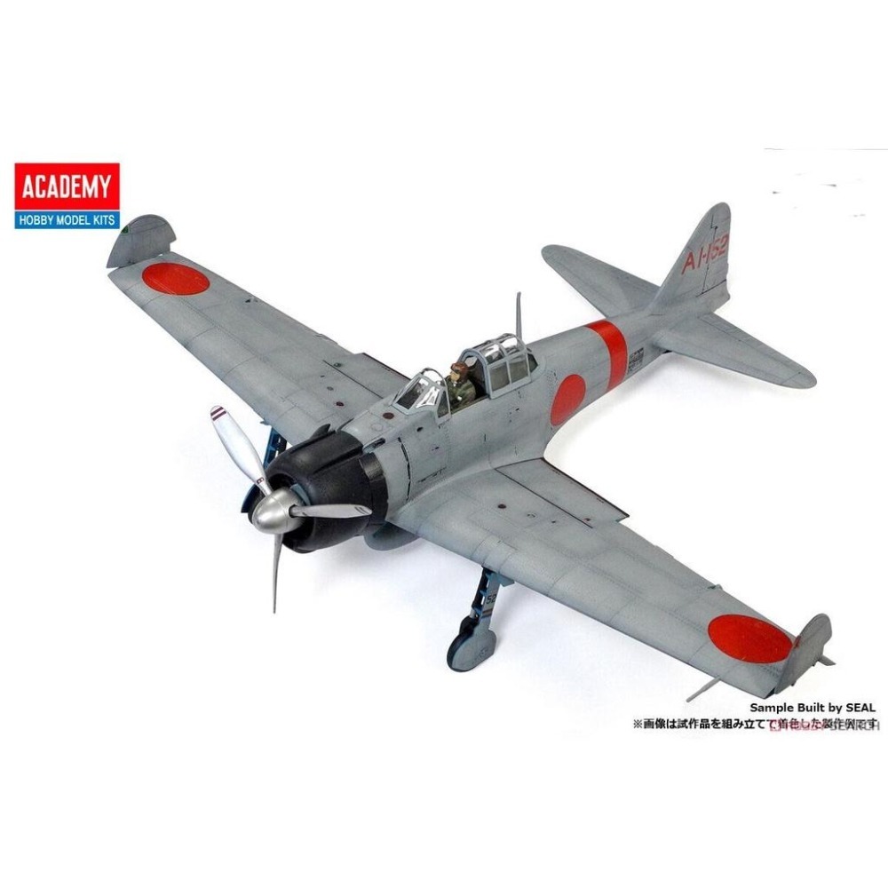 ACADEMY 愛德美 1/48 A6M2b Zero Fighter Model 21 零式戰鬥機 21型 米德沃之戰-細節圖5