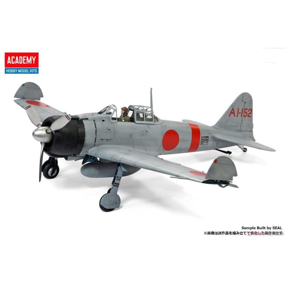 ACADEMY 愛德美 1/48 A6M2b Zero Fighter Model 21 零式戰鬥機 21型 米德沃之戰-細節圖8