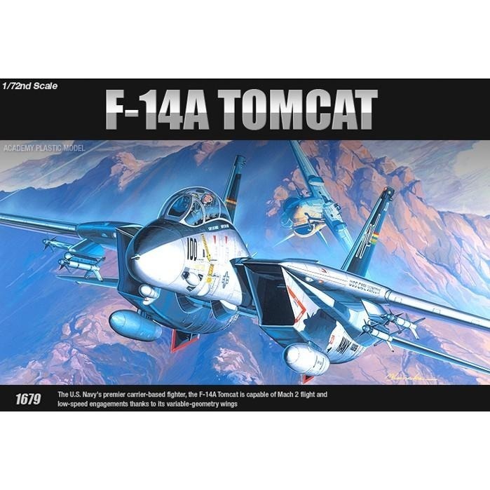 ACADEMY 愛德美 1/72 F-14A TOMCAT 雄貓式戰機-細節圖2
