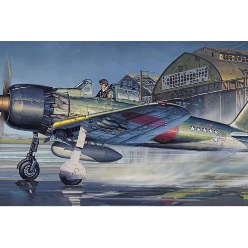 ACADEMY 愛德美 1/72 ZERO FIGHTER TYPE 52C / A6M5C 零戰 零式戰鬥機-細節圖7