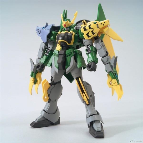 [BANDAI正品] HGBD 011 鋼彈創鬥者 潛網大戰 1/144 HG 激炎型雙頭龍鋼彈-細節圖4