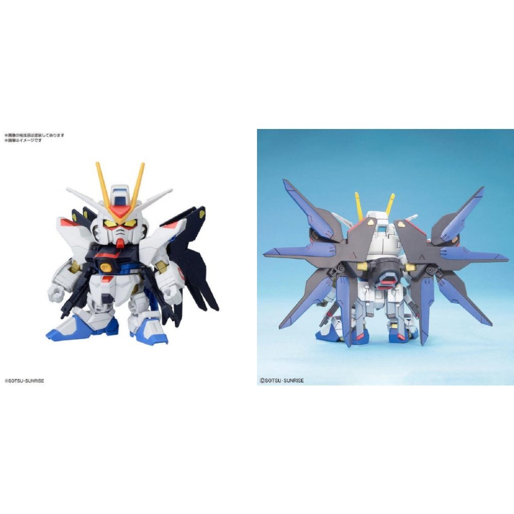 [BANDAI正品] BB戰士 C.E.命運的對決套組 自由鋼彈 脈衝鋼彈 攻擊自由 命運鋼彈-細節圖5