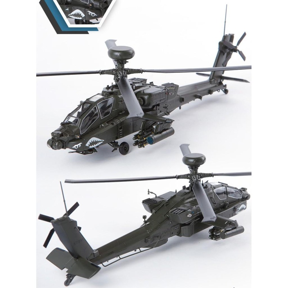 ACADEMY 愛德美 1/72 U.S. AH-64D 阿帕契直升機 Block II Late Version-細節圖8