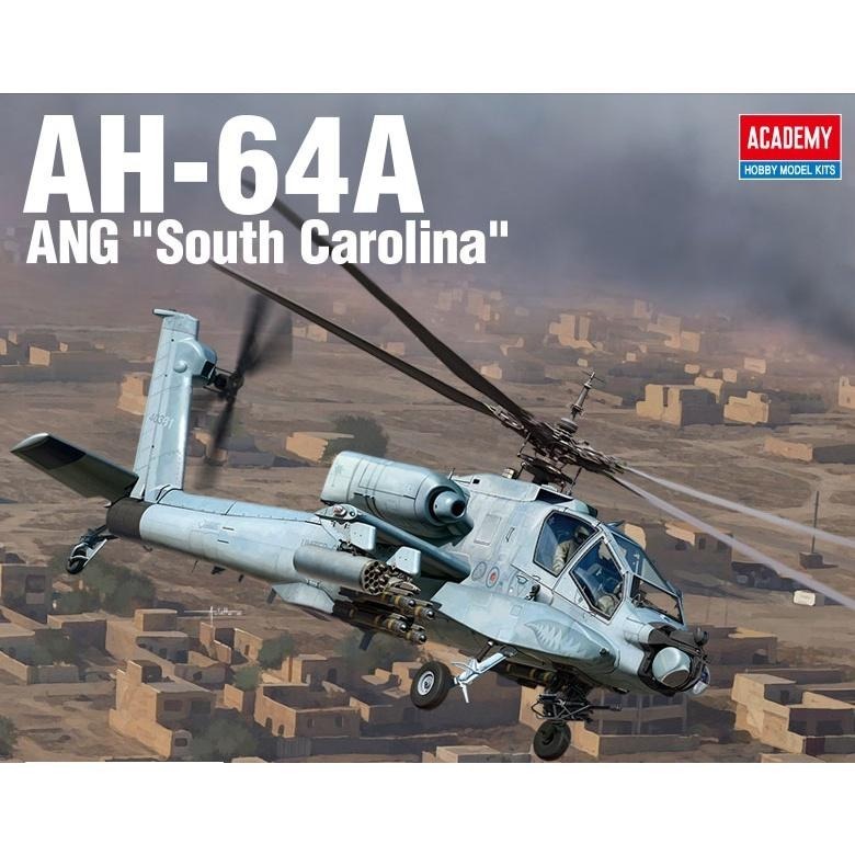 ACADEMY 愛德美 1/35 AH-64A  ANG ＂South Carolina＂ 阿帕契戰鬥直昇機-細節圖8