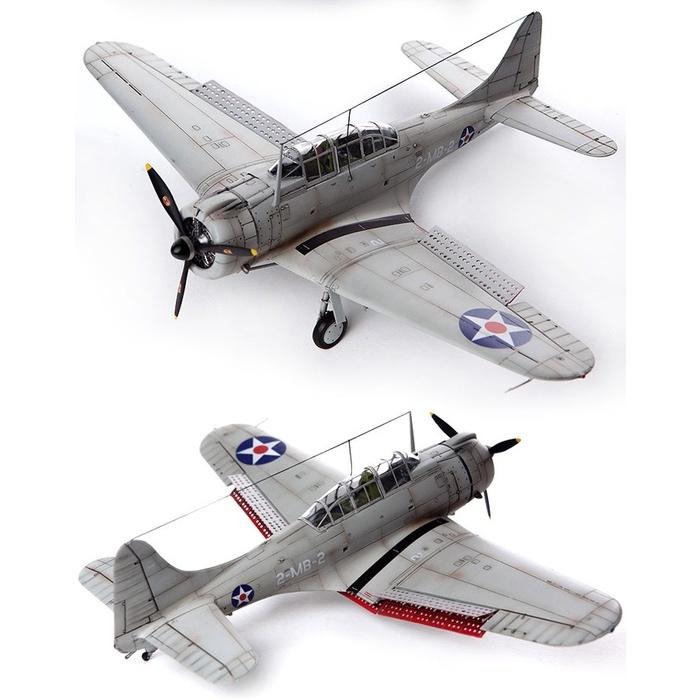 ACADEMY 愛德美 1/48 美軍 USMC SBD-1 無畏式俯衝轟炸機 ＂Pearl Harbor＂ 珍珠港版-細節圖3