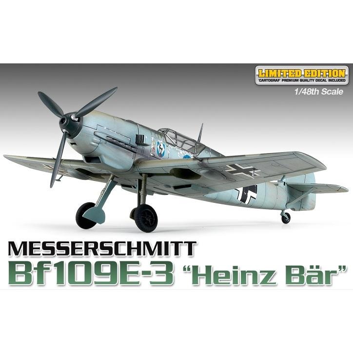 ACADEMY 愛德美 1/48 MESSERSCHMITT BF109E-3 梅塞施密特 戰鬥機-細節圖2