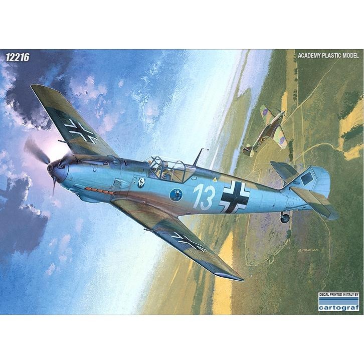 ACADEMY 愛德美 1/48 MESSERSCHMITT BF109E-3 梅塞施密特 戰鬥機-細節圖3