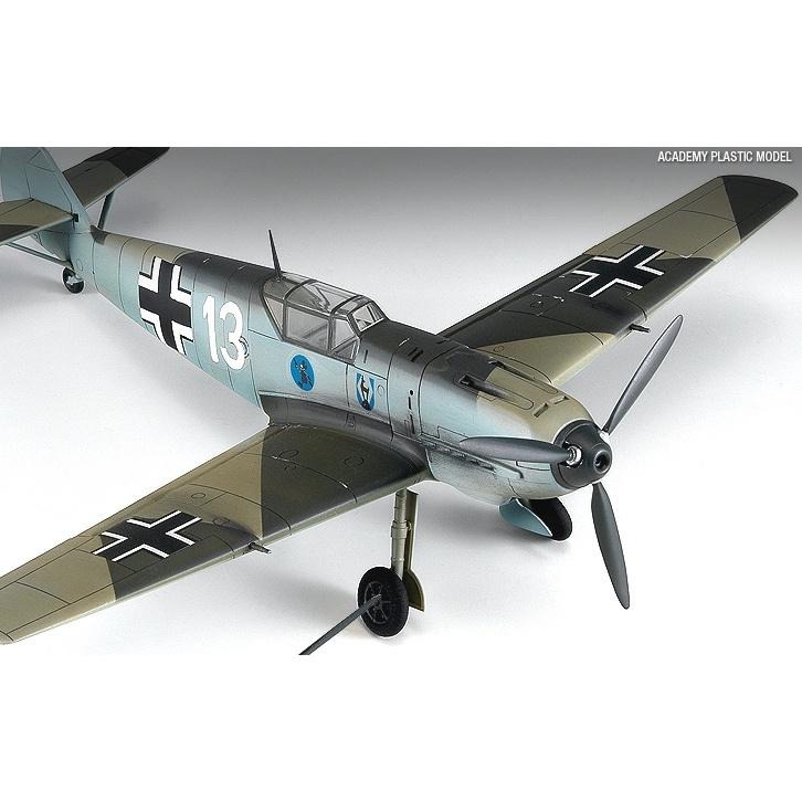 ACADEMY 愛德美 1/48 MESSERSCHMITT BF109E-3 梅塞施密特 戰鬥機-細節圖4