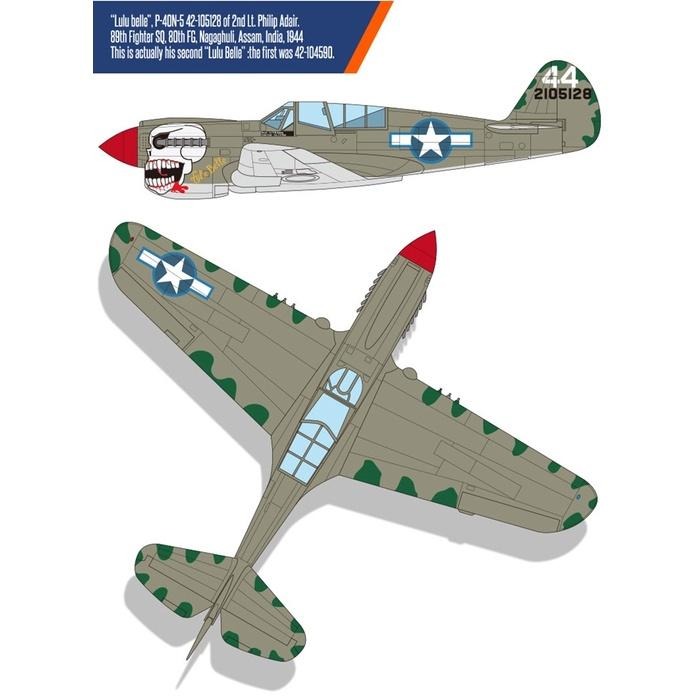 ACADEMY 愛德美 1/48 USAAF P-40N 戰鷹戰鬥機 ＂Battle of Imphal＂英帕爾戰役版-細節圖3