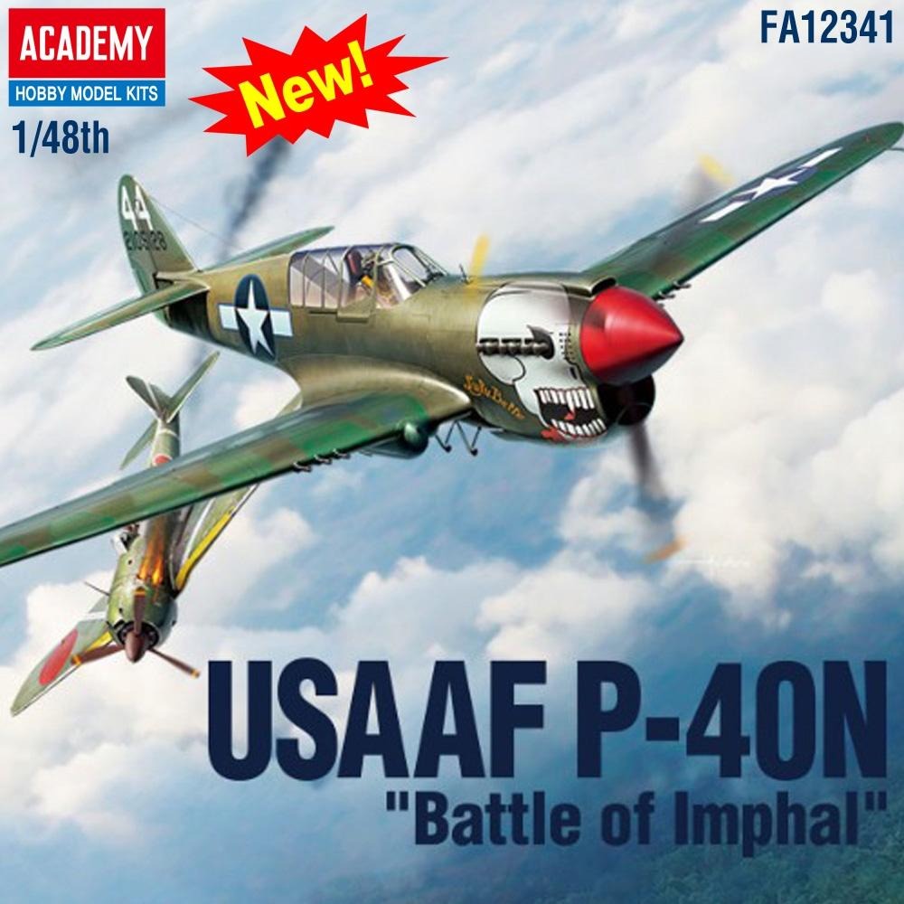 ACADEMY 愛德美 1/48 USAAF P-40N 戰鷹戰鬥機 ＂Battle of Imphal＂英帕爾戰役版-細節圖6