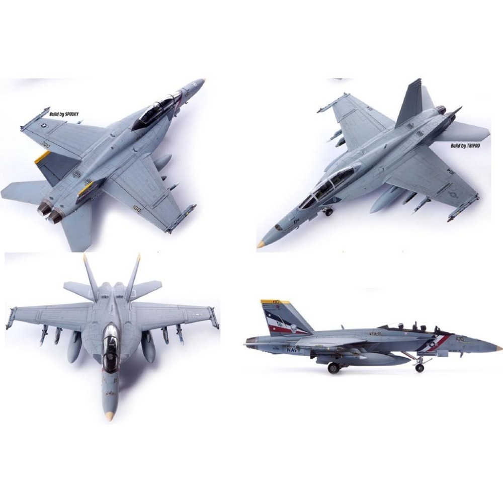 ACADEMY 愛德美 1/72 F/A-18F 超級大黃蜂戰鬥攻擊機 ＂VFA-2 Bounty Hunters＂-細節圖4