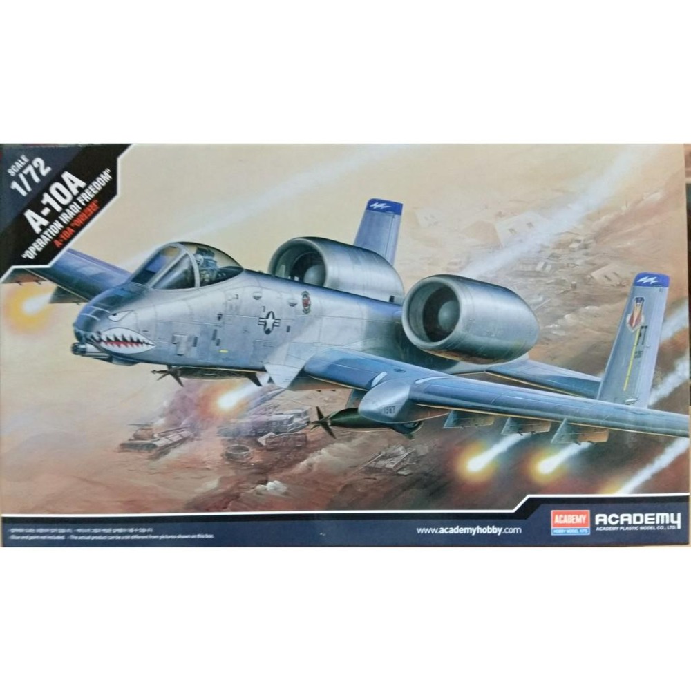 ACADEMY 愛德美 1/72 A-10A 雷霆式攻擊機 Operation Iraqi Freedom 伊拉克版-細節圖6