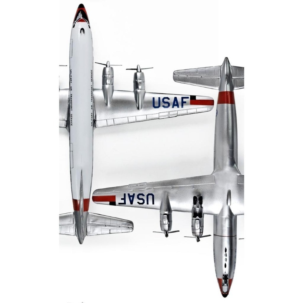 ACADEMY 愛德美 1/144 USAF C-118 舉重霸王 Liftmaster 商用客機／運輸機-細節圖5