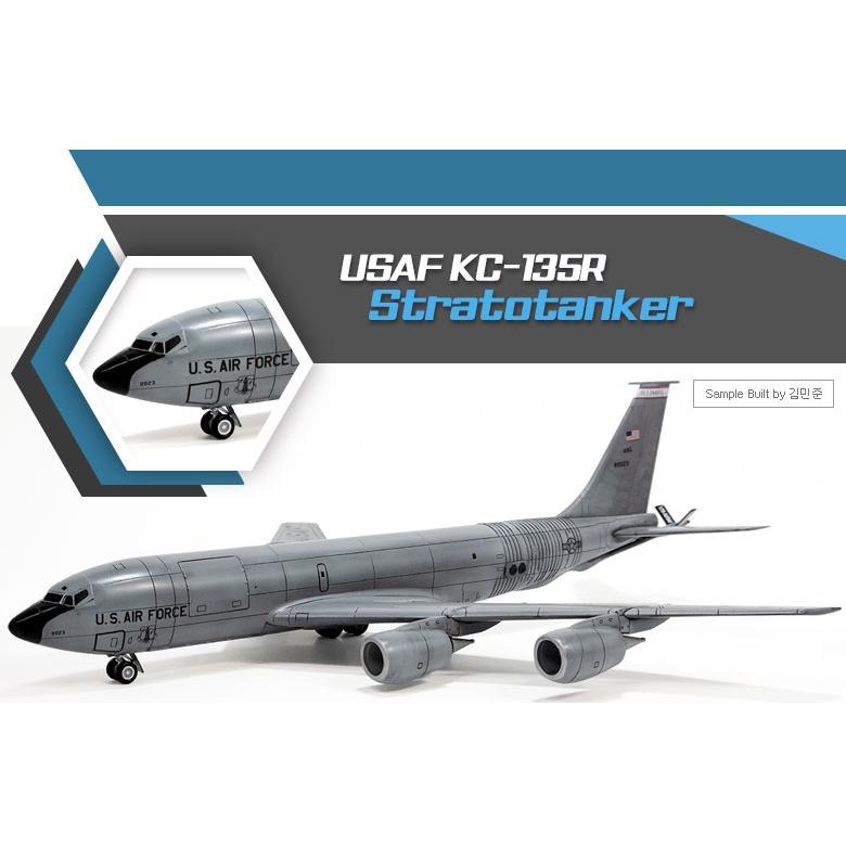 ACADEMY 愛德美 1/144 USAF 美國空軍 KC-135R 平流層加油機 Stratotanker-細節圖2
