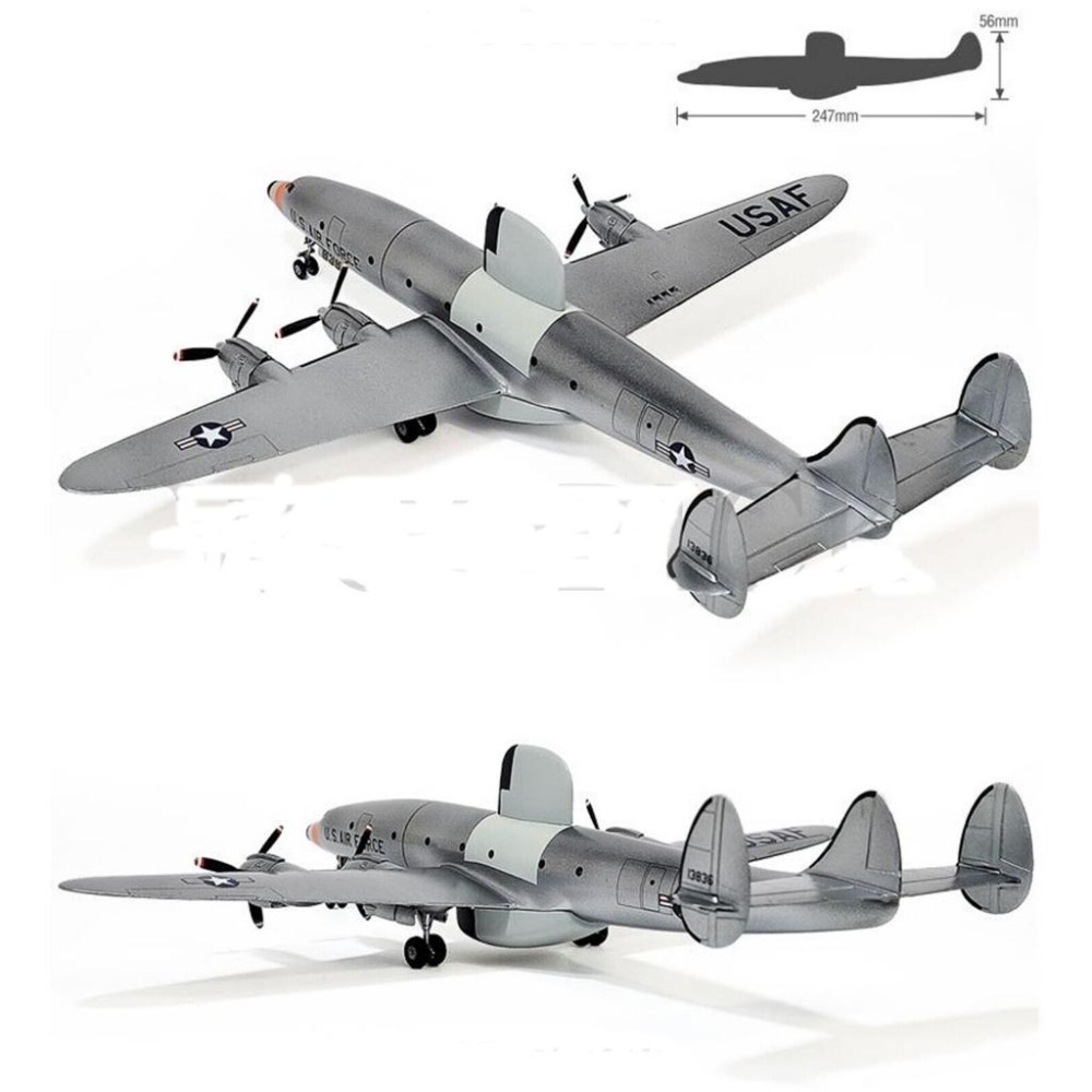 ACADEMY 愛德美 1/144 美軍 USAF EC-121 警示星 Warning Star 預警機-細節圖3