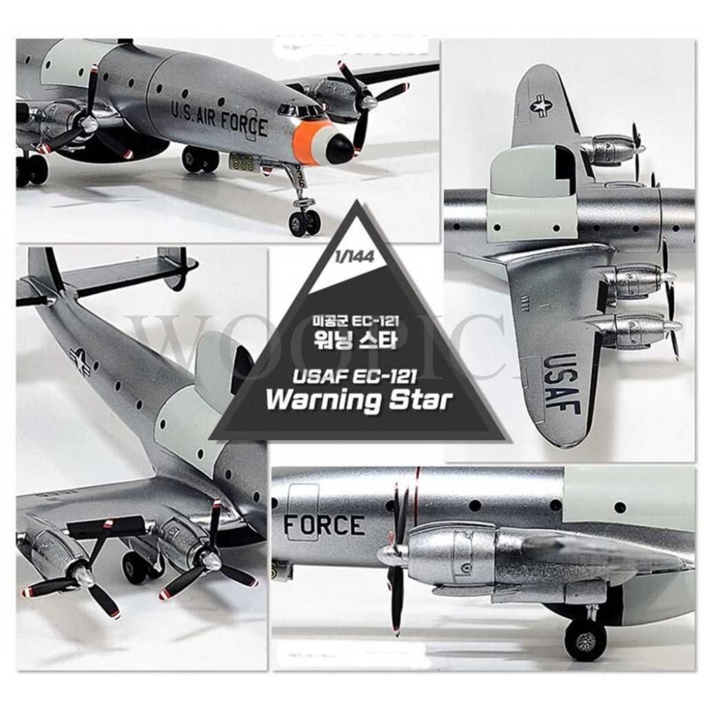 ACADEMY 愛德美 1/144 美軍 USAF EC-121 警示星 Warning Star 預警機-細節圖9