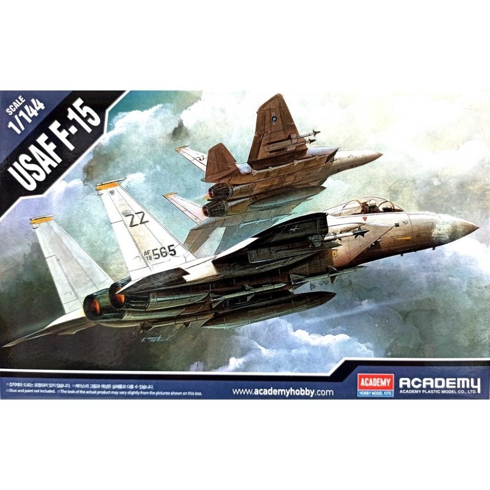 ACADEMY 愛德美 1/144 美軍 F-15 EAGLE 鷹式戰鬥機-細節圖5