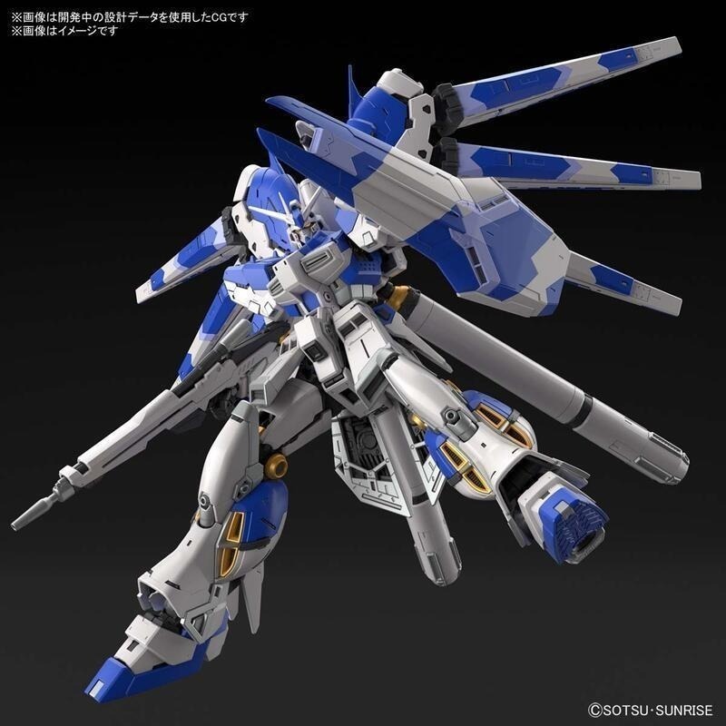 [BANDAI正品] 1/144 RG 36 Hi-nu 鋼彈 海牛 RX-93-V2 Hi-V GUNDAM-細節圖4
