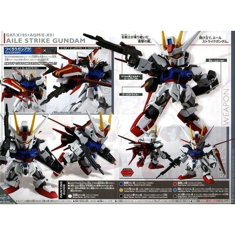 [BANDAI正品]SDEX 002 SD EX-STANDARD 翔翼型攻擊鋼彈-細節圖7