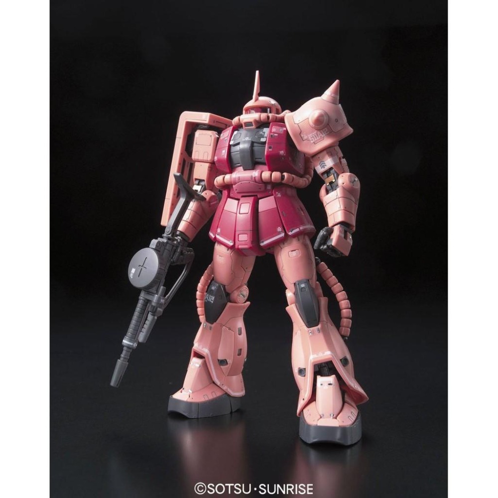 [BANDAI正品] 1/144 RG 02 夏亞專用 紅薩克II MS-06S ZAKU II-細節圖2
