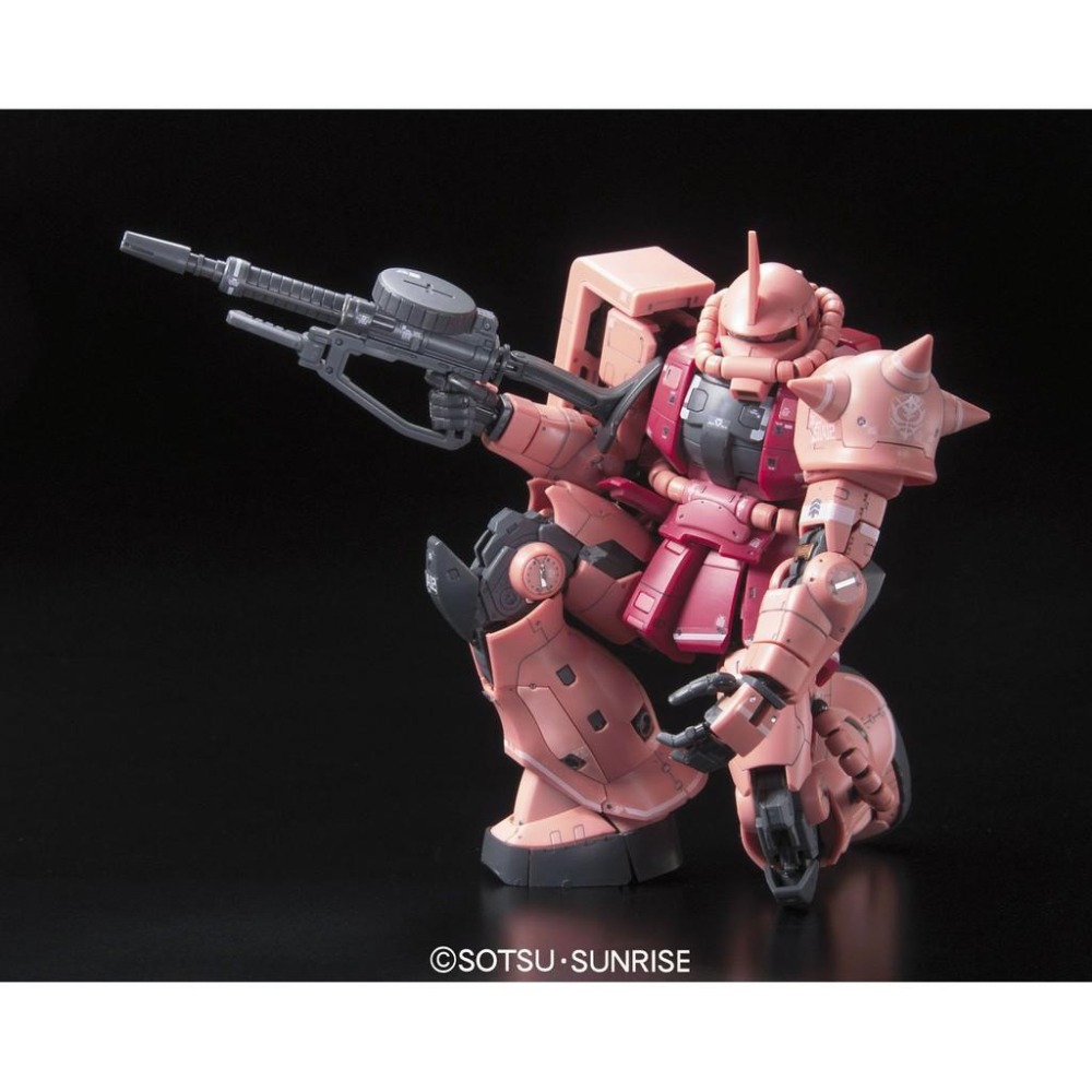[BANDAI正品] 1/144 RG 02 夏亞專用 紅薩克II MS-06S ZAKU II-細節圖7