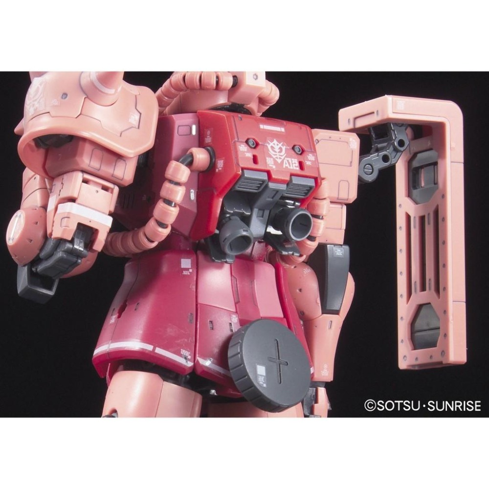 [BANDAI正品] 1/144 RG 02 夏亞專用 紅薩克II MS-06S ZAKU II-細節圖8