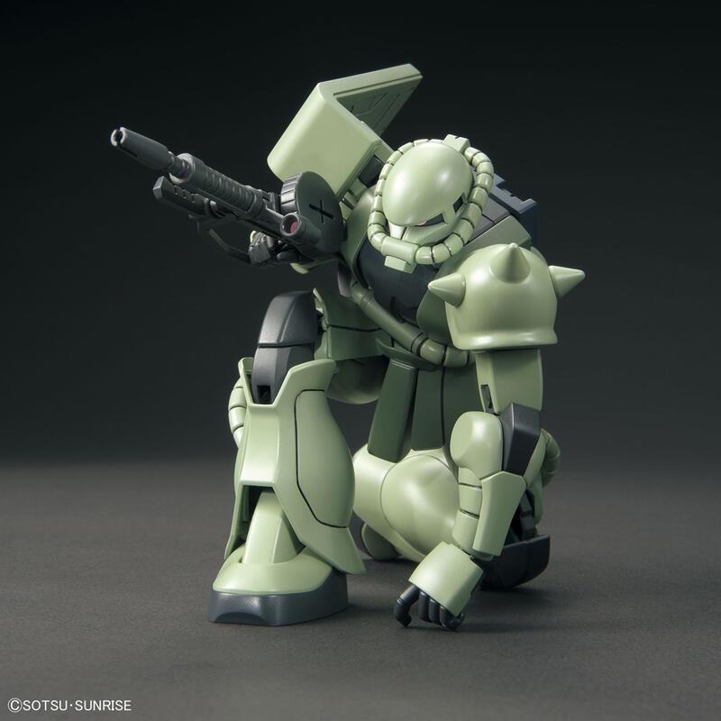 [BANDAI正品] HGUC 241 HG 1/144 新生 薩克Ⅱ 綠薩克 MS-06 ZAKU II-細節圖4