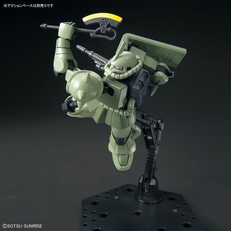 [BANDAI正品] HGUC 241 HG 1/144 新生 薩克Ⅱ 綠薩克 MS-06 ZAKU II-細節圖6