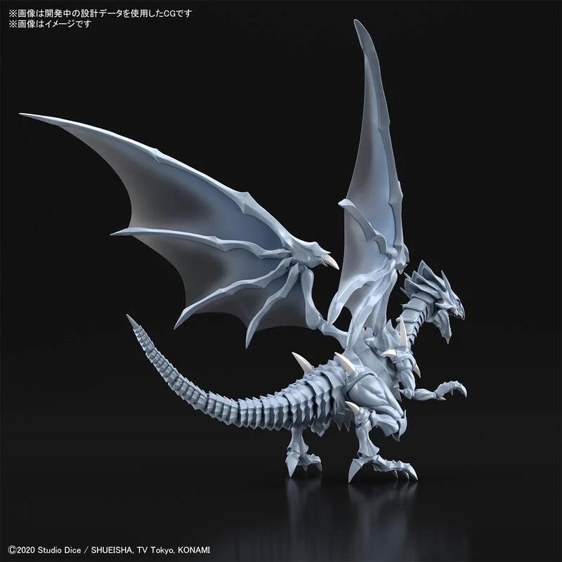 [BANDAI正品銀證]Figure-rise Standard FRS 遊戲王 青眼白龍 增幅版 組裝模型-細節圖3