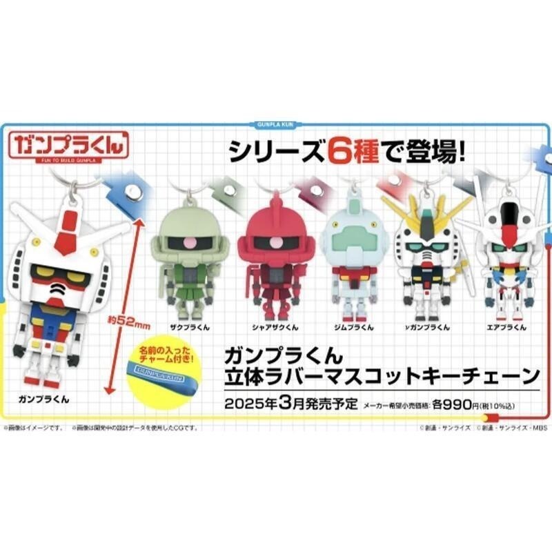 [BANDAI正品]立體橡膠吉祥物鑰匙圈 鋼彈模型君 RX-78-2 初鋼 機動戰士鋼彈 立體橡膠 吉祥物 鑰匙圈-細節圖5