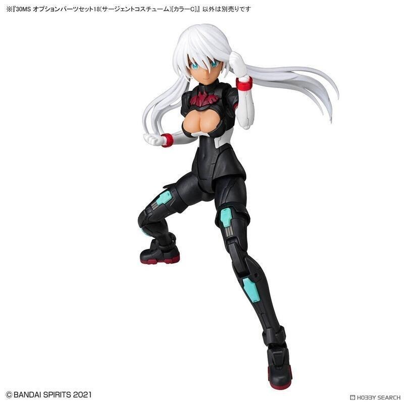 [BANDAI正品]30MS OP-18 配件套組18 (警官裝) (士官裝) [顏色C] 組裝少女輕作戰 組裝模型-細節圖6