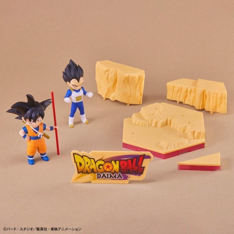[BANDAI正品] 七龍珠DAIMA 孫悟空(迷你)＆ 貝吉塔(迷你) 組裝模型-細節圖8