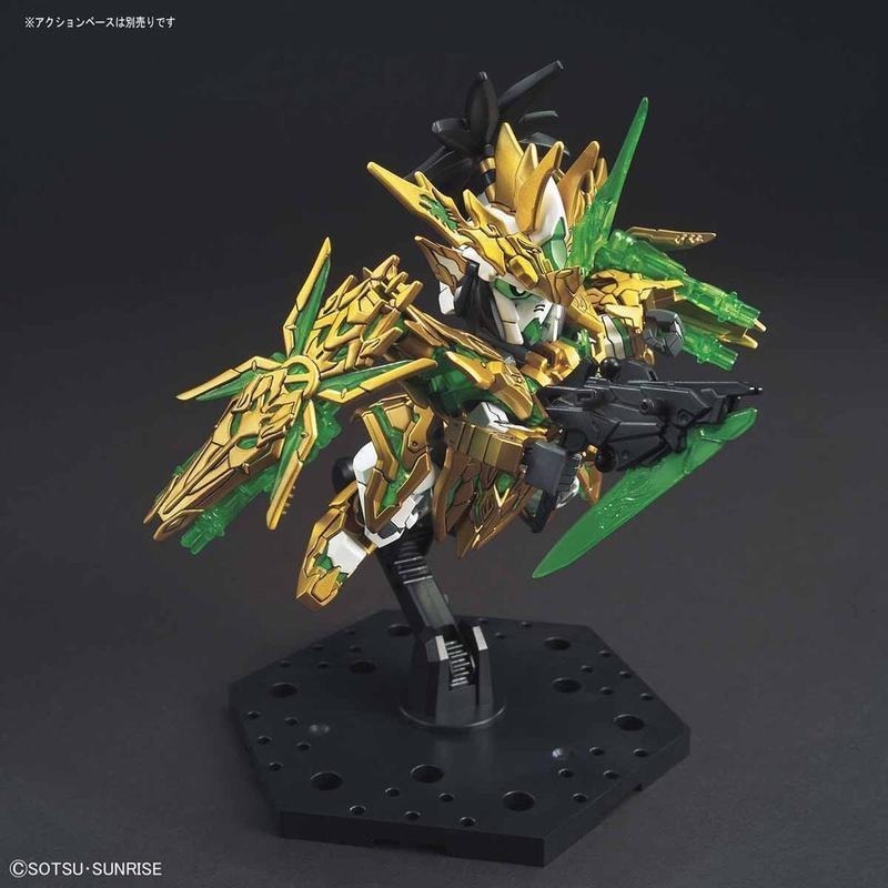 [BANDAI正品]SD鋼彈 三國創傑傳 32 龍翔劉備 獨角獸鋼彈 龍賢劉備-細節圖4