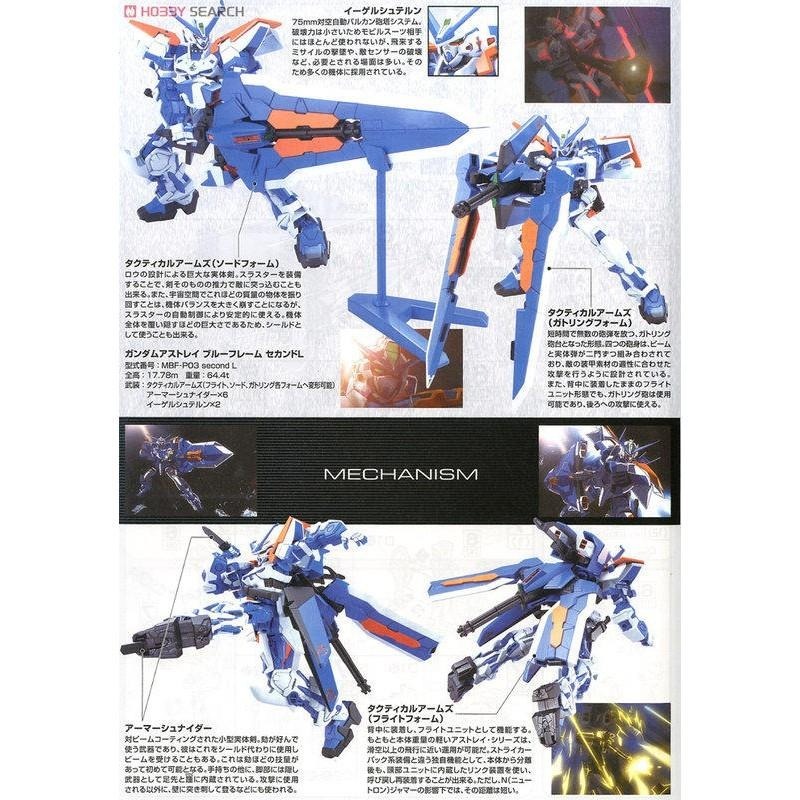 [BANDAI正品]SEED HG 57 1/144 異端鋼彈藍色機二型L ASTRAY BLUE FRAME 藍異端-細節圖8