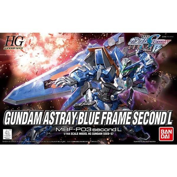 [BANDAI正品]SEED HG 57 1/144 異端鋼彈藍色機二型L ASTRAY BLUE FRAME 藍異端-細節圖9