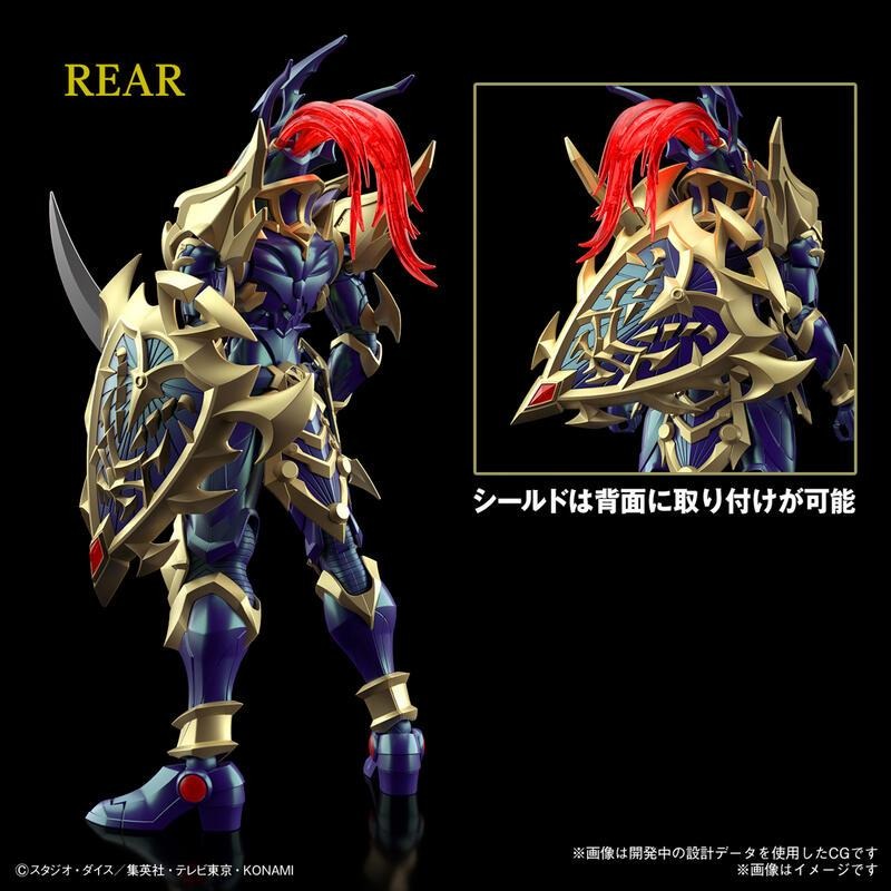 [BANDAI正品銀證]Figure-rise Standard 遊戲王 混沌士兵 混沌戰士 增幅版 組裝模型-細節圖2