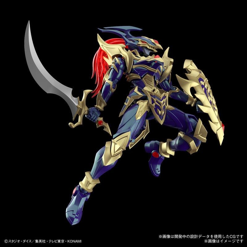 [BANDAI正品銀證]Figure-rise Standard 遊戲王 混沌士兵 混沌戰士 增幅版 組裝模型-細節圖6
